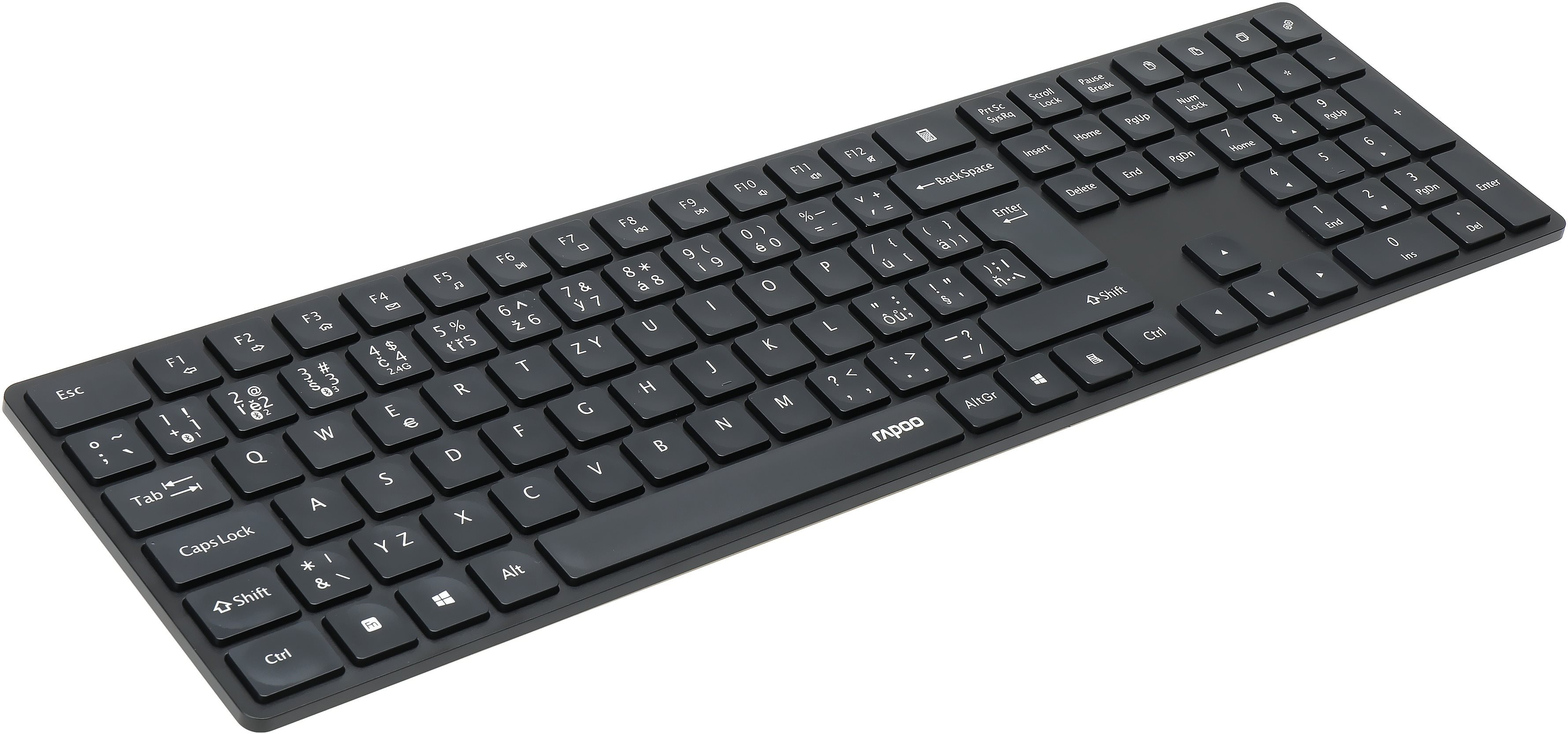 Keyboard Rapoo E8020M multi-mode, black - CZ/SK ...