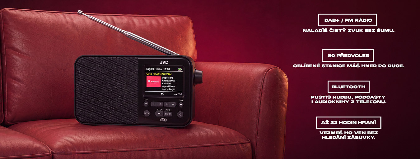 Radio JVC RA-E516B-DAB ...