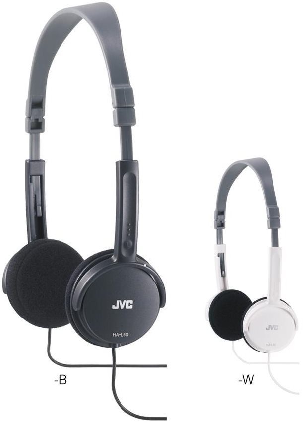 Headphones JVC HA-L50B Lateral view