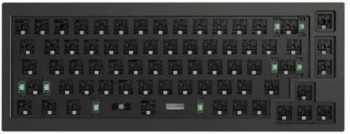 Gaming Keyboard Keychron Q2 65% Layout QMK Gateron G PRO Hot-Swappable Brown Switch - US, black Screen
