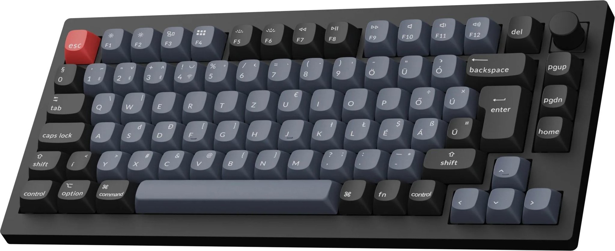 Gaming Keyboard Keychron V1 Max RGB, Gateron Jupiter Brown - HU ...