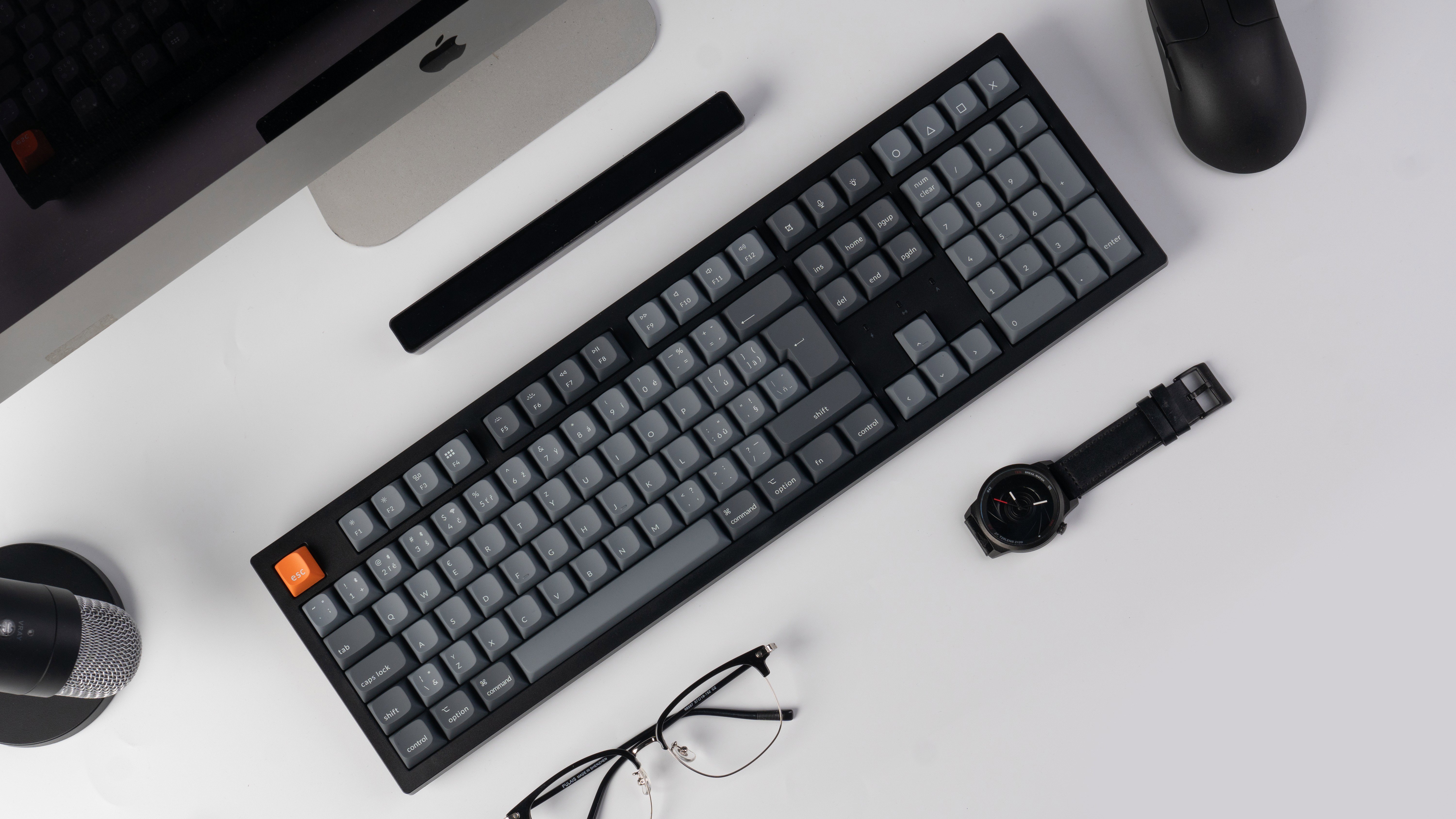 Gaming Keyboard Keychron K10 Max Swappable RGB Backlight Brown Switch - Black, CZ/SK ...