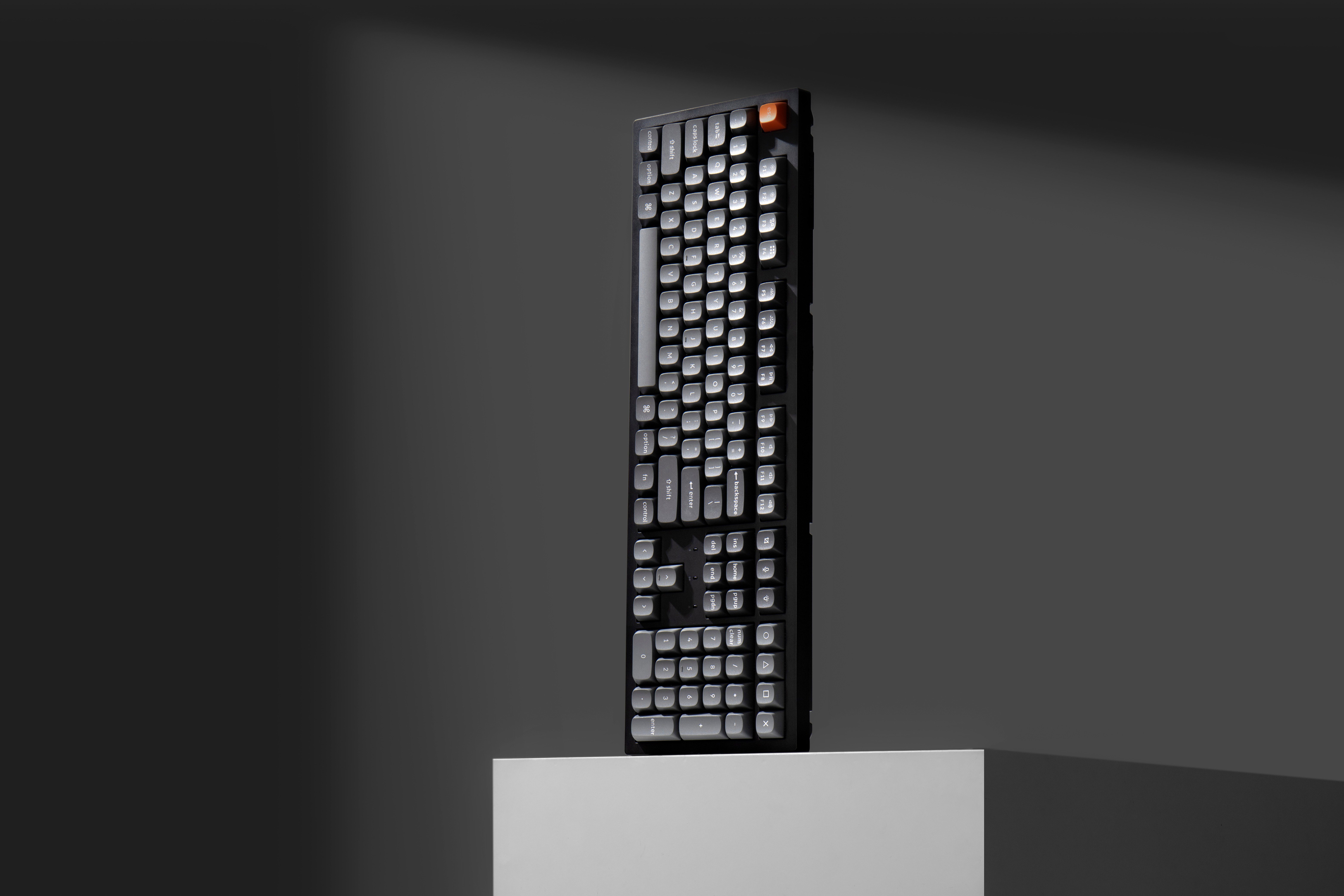 Gaming Keyboard Keychron K10 Max Swappable RGB Backlight Red Switch - Black, US ...