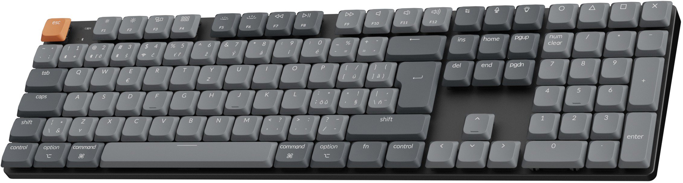 Gaming Keyboard Keychron K5 Max Swappable Gateron RGB Backlight Brown Switch - CZ/SK ...