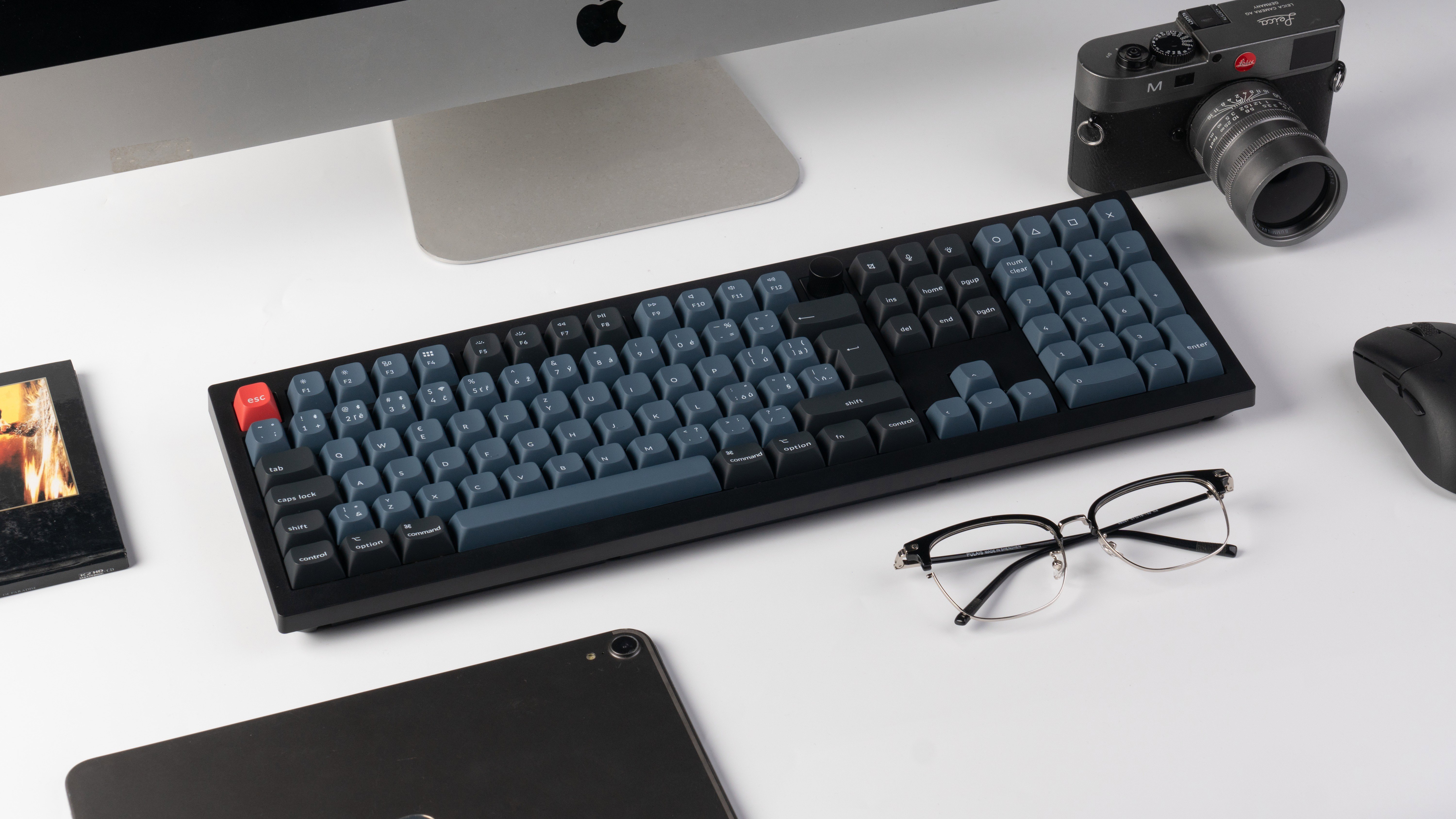 Gaming Keyboard Keychron V6 Max Swappable RGB Backlight Brown Switch - Black - Knob Version, CZ/SK ...