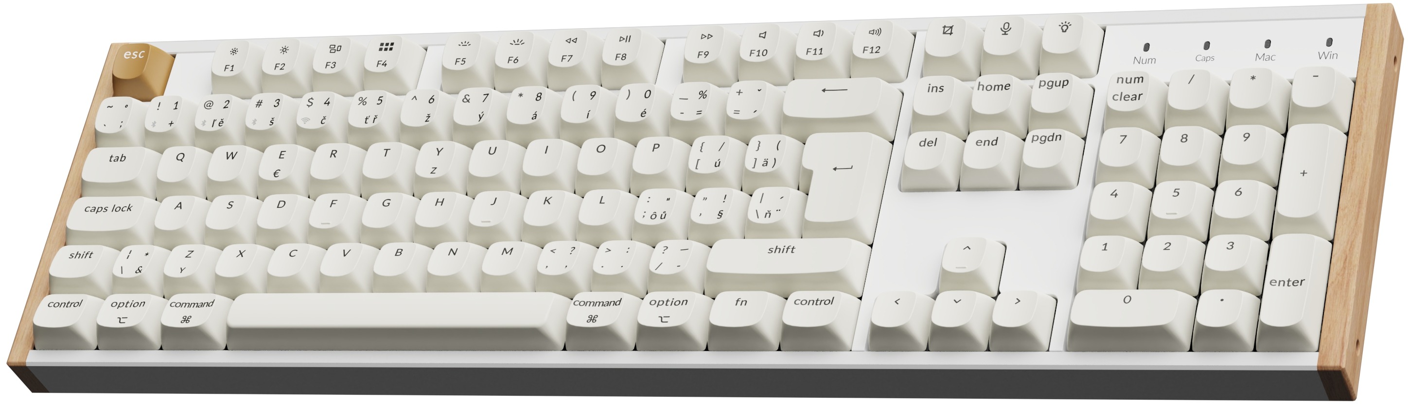 Keyboard Keychron K10 HE Wireless Gateron Double-Rail Magnetic Nebula Switch - White (Special Edition), CZ/SK ...