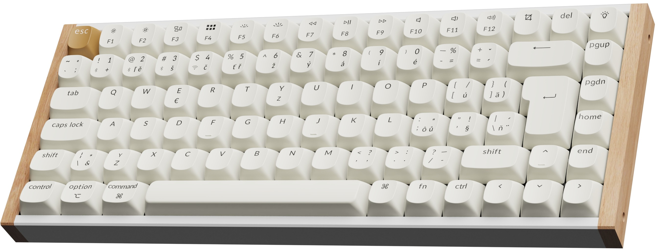 Keyboard Keychron K2 HE Swappable RGB Backlight Aluminum Nebula Switch - White (Special Edition), CZ/SK ...