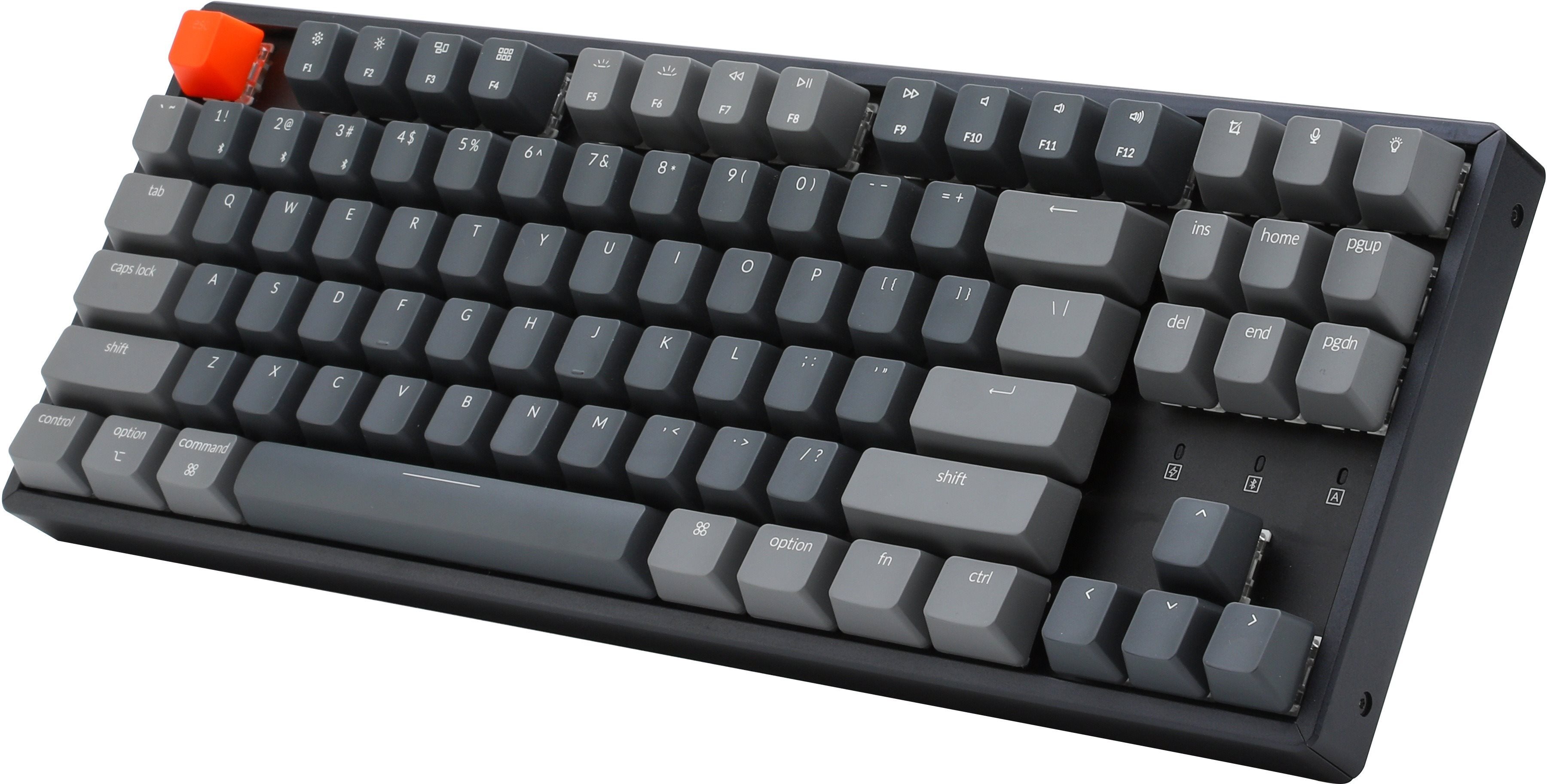 Gaming-Tastatur Keychron K8-Q1 Optical RGB Backlight Banana Switch ...