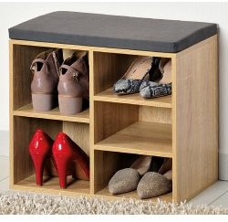 Shoe Rack Kesper Shoe Cabinet with Bench ...