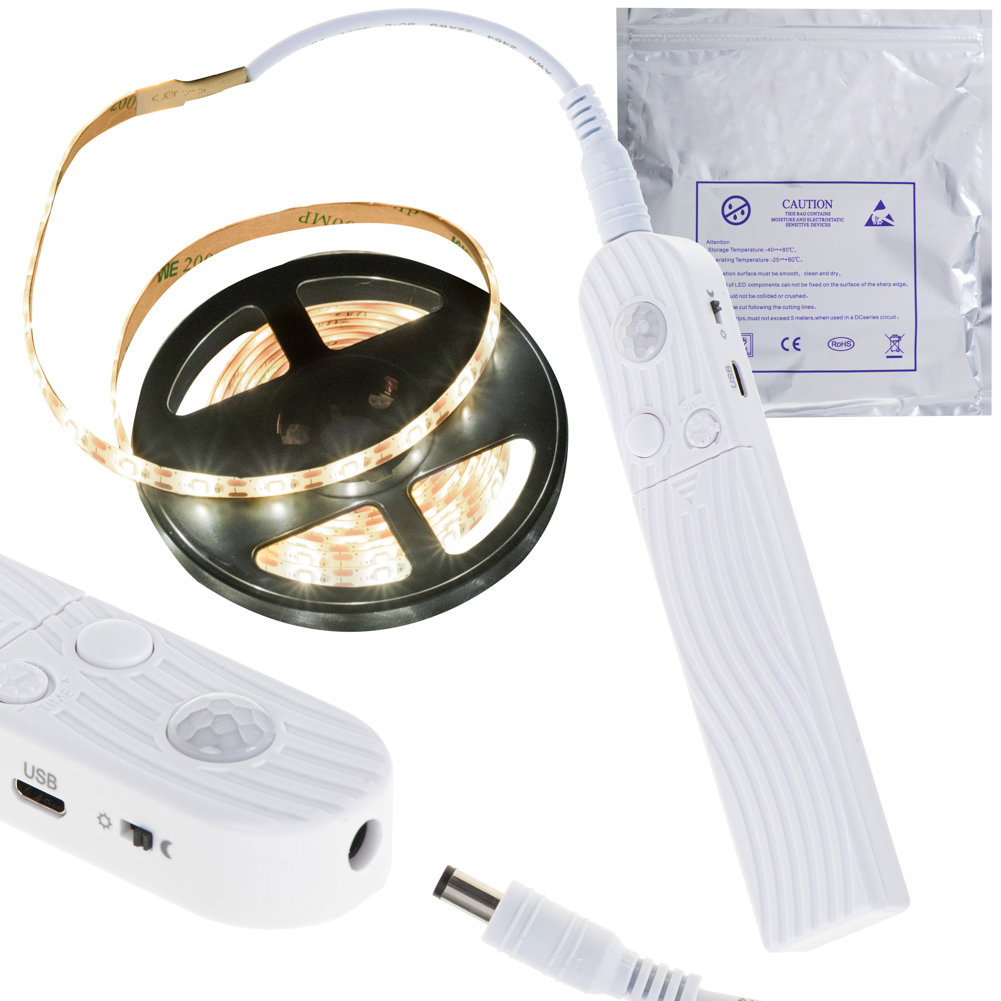 LED strip KIK KX4942 LED strip with motion sensor 2 m, warm white .