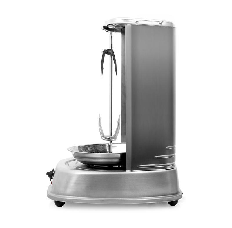 Electric Grill oneConcept Kebap Master, Silver Lateral view