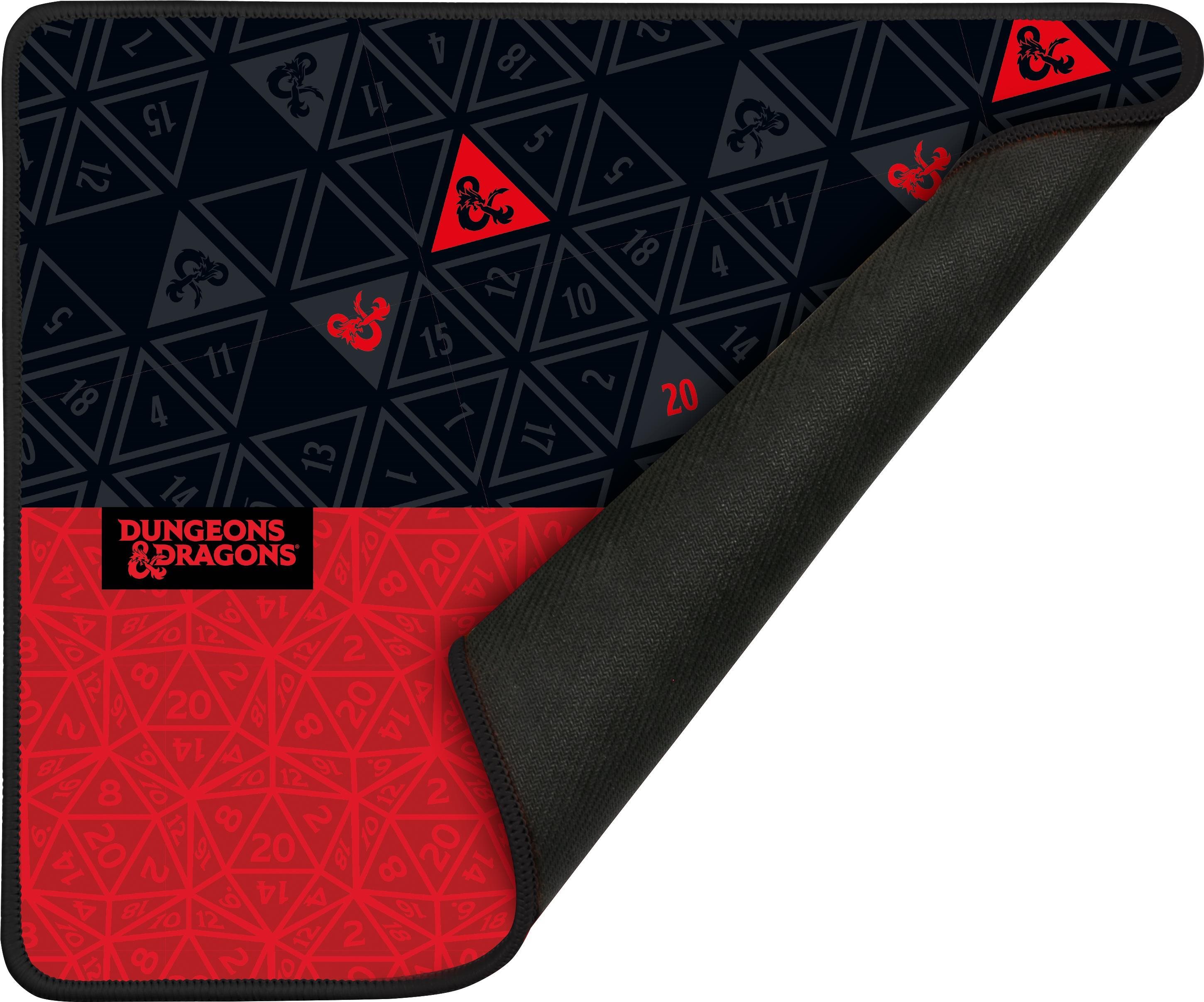 Mouse Pad Konix Dungeons & Dragons Black & Red Mousepad ...