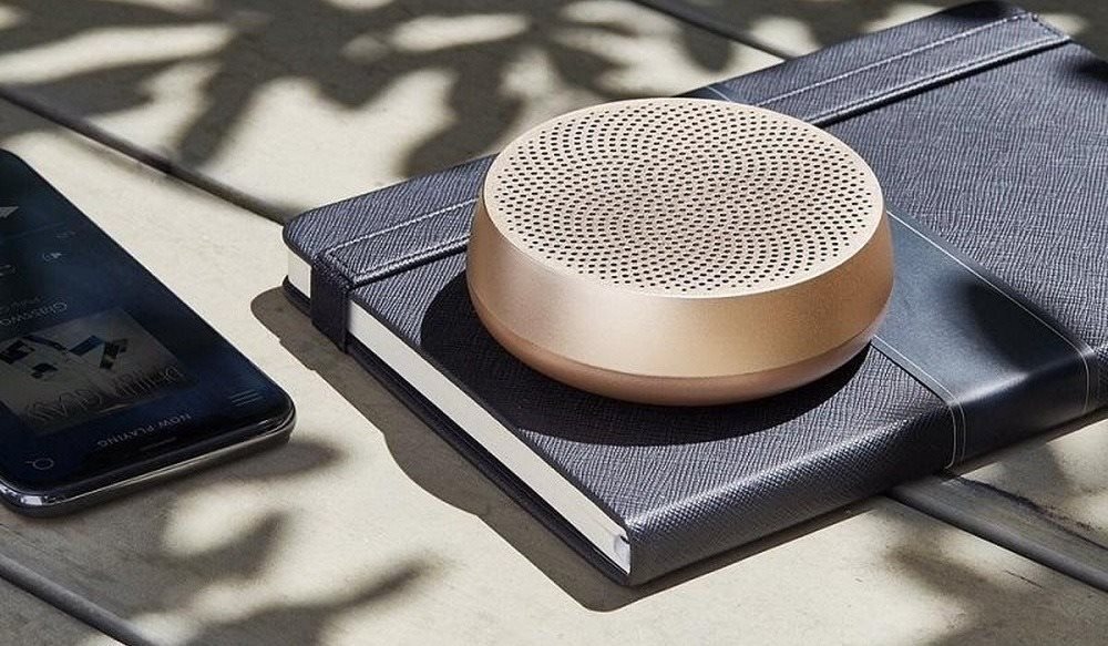 Bluetooth Speaker Lexon Mino L Gold Lifestyle