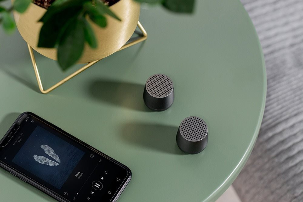 Bluetooth Speaker Lexon Twin Mino+ Grey Lifestyle