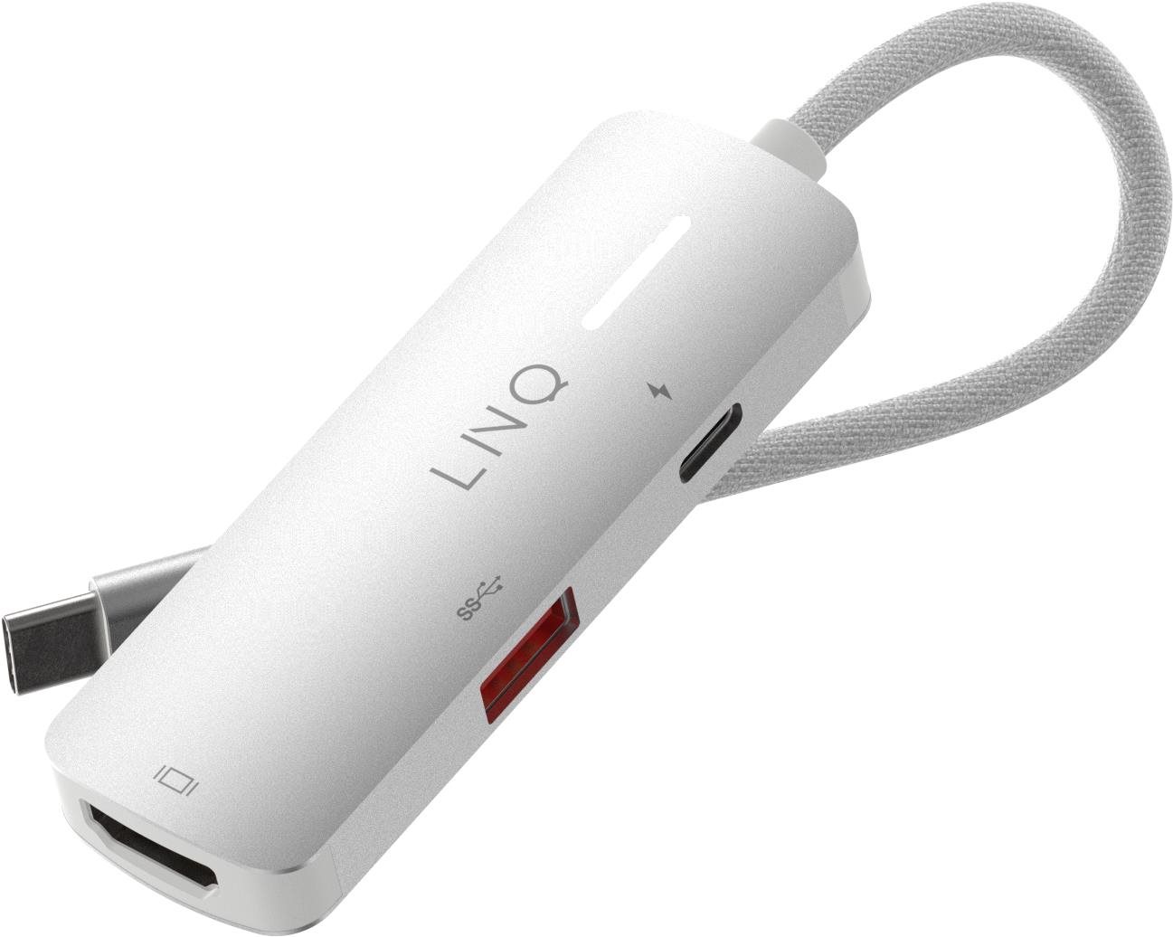 LINQ 3in1 USB-C HDMI Adapter 140W docking station.