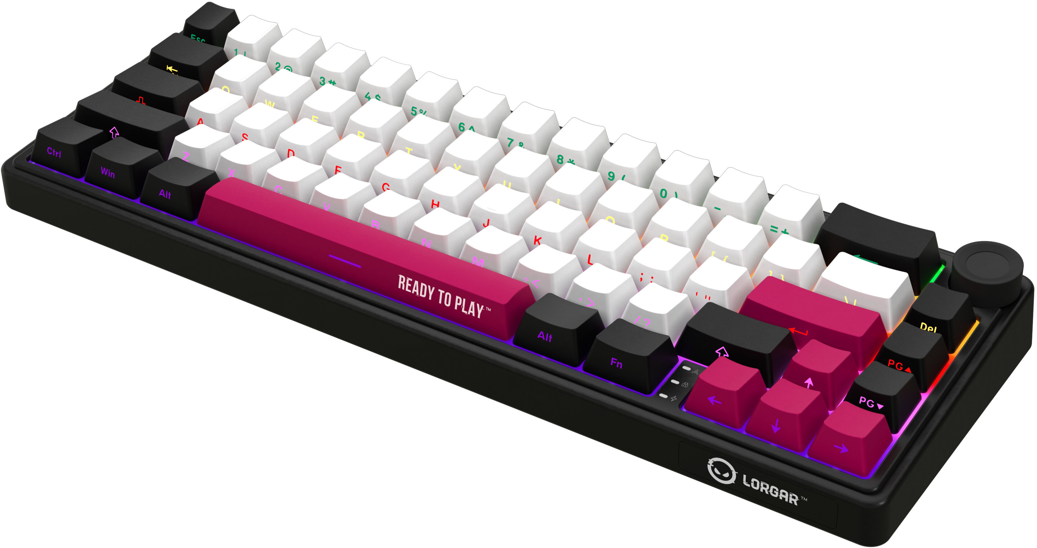 Gaming Keyboard LORGAR KBP70MW, black/red - CZ ...