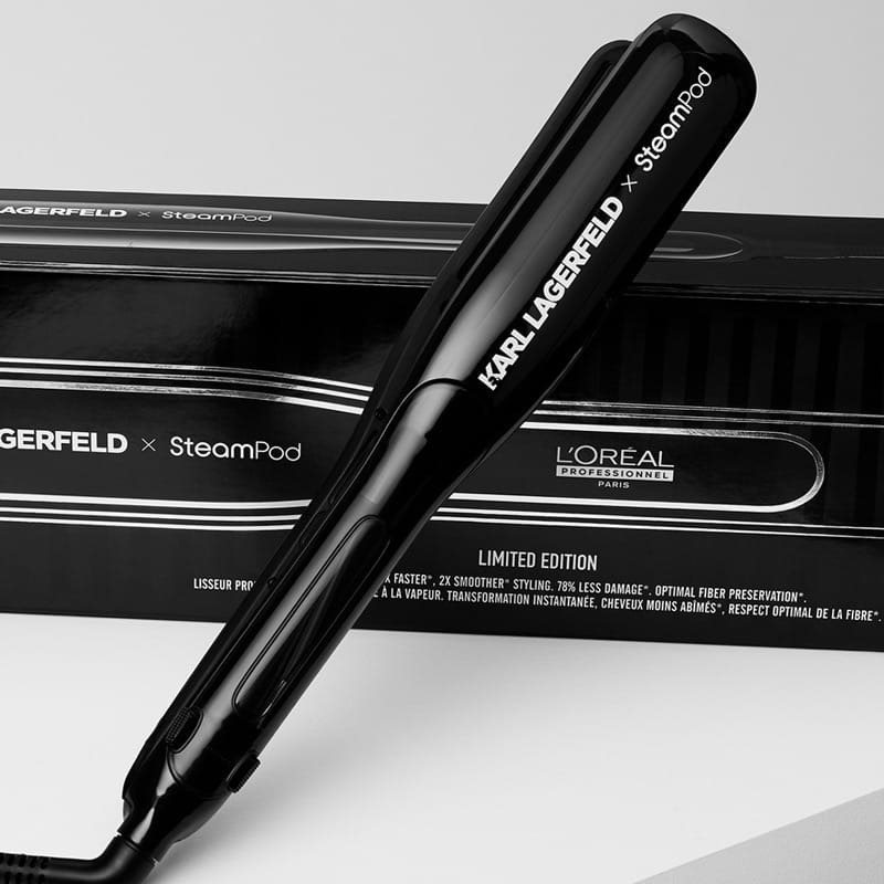 Flat Iron L'Oreal Steampod x KARL LAGERFELD Lateral view