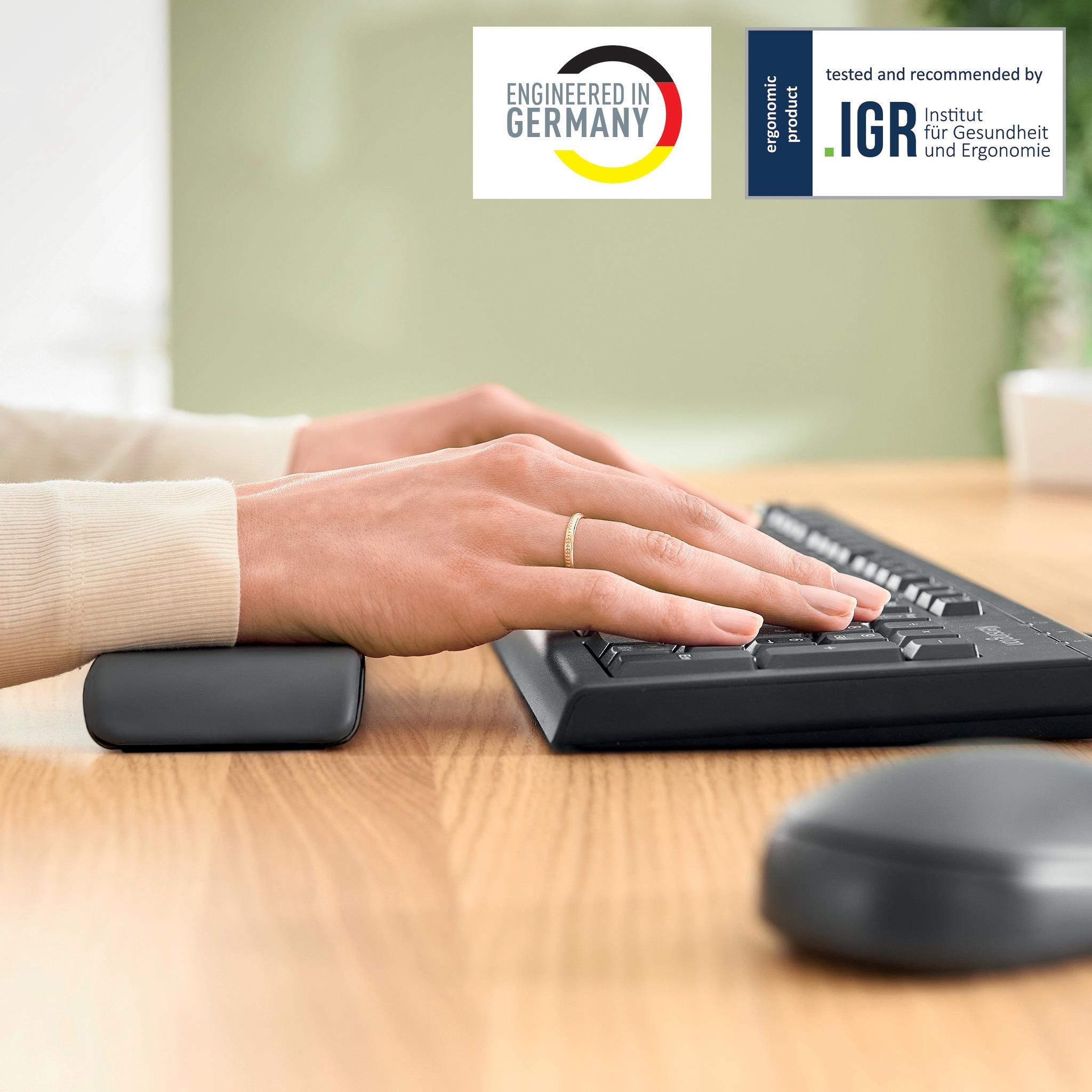 Mouse Pad LEITZ Ergo 43.7 x 7.2 cm, dark grey ...