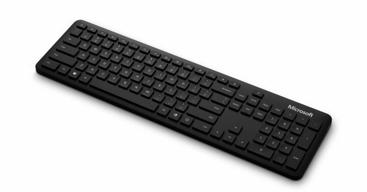 Tastatur Microsoft Bluetooth Keyboard ENG, schwarz Screen