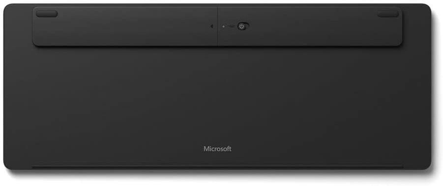 Klávesnica Microsoft Designer Compact Keyboard HU, Black Zadná strana