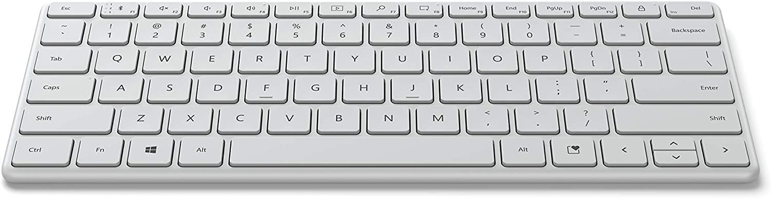 Billentyűzet Microsoft Designer Compact Keyboard, Glacier -  HU Képernyő