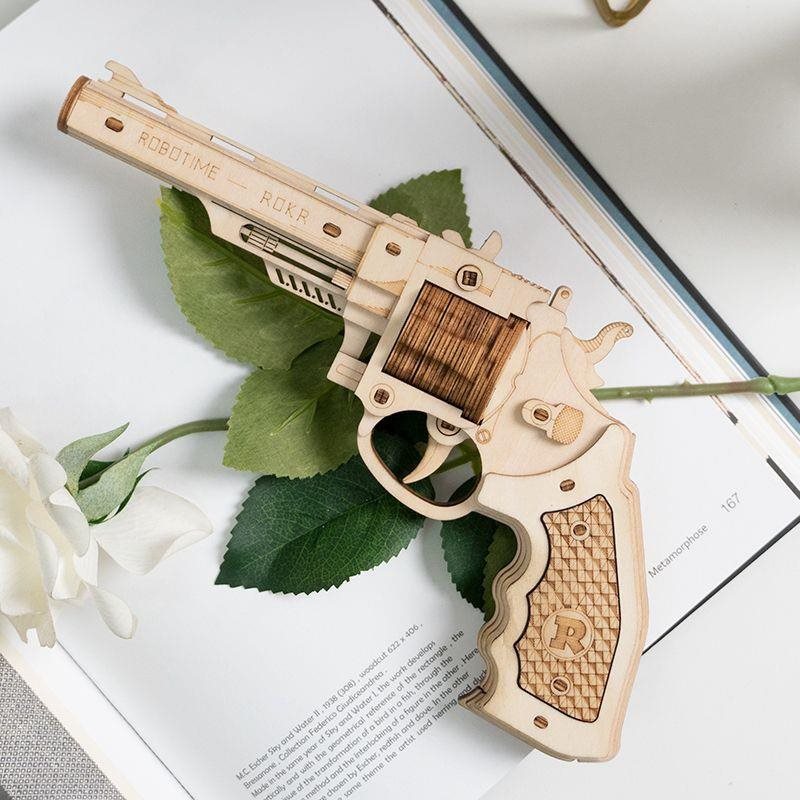 Building Set Manboxeo 3D Wooden Revolver ...