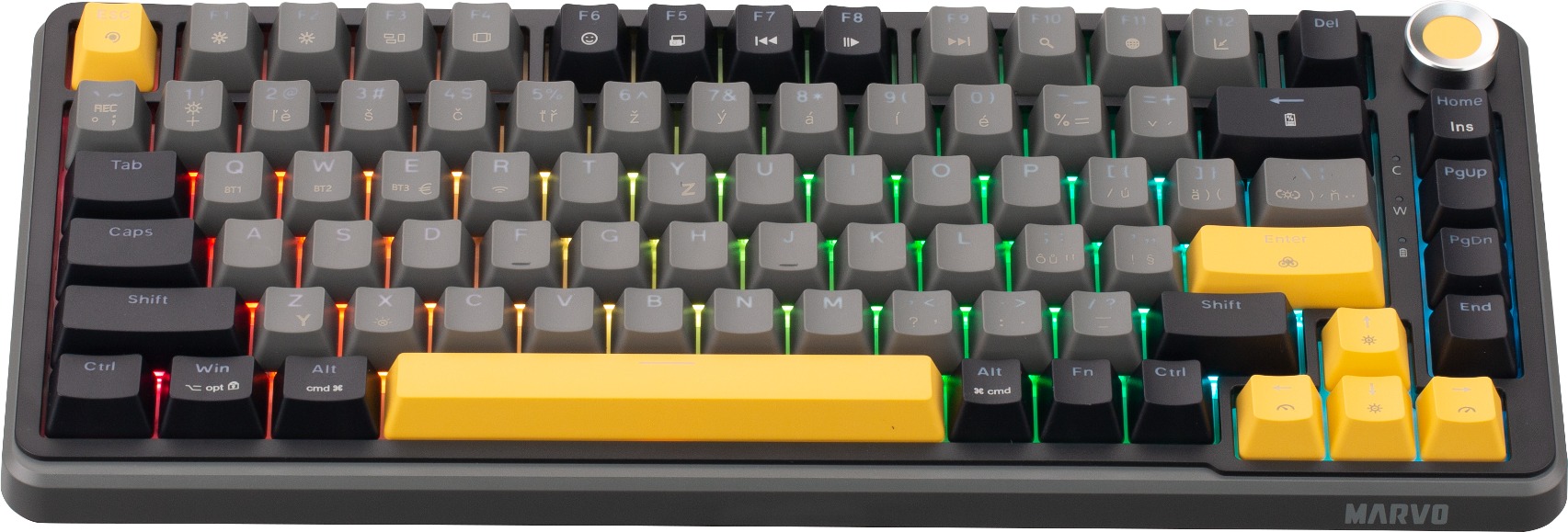 Gaming Keyboard Marvo Titan 75 Mechanical Tri-Mode Keyboard - CZ ...
