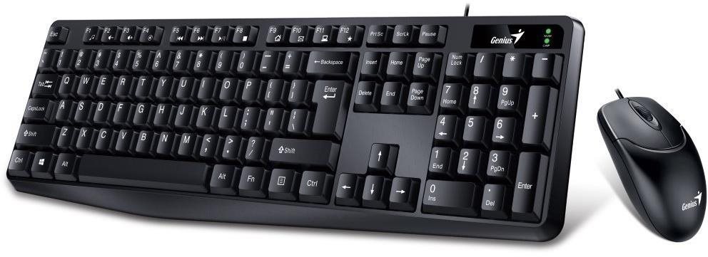 Keyboard and Mouse Set Genius KM-170 - CZ/SK Screen