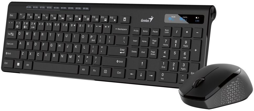 Set klávesnice a myši Genius SlimStar 8230 čierna – CZ/SK ...