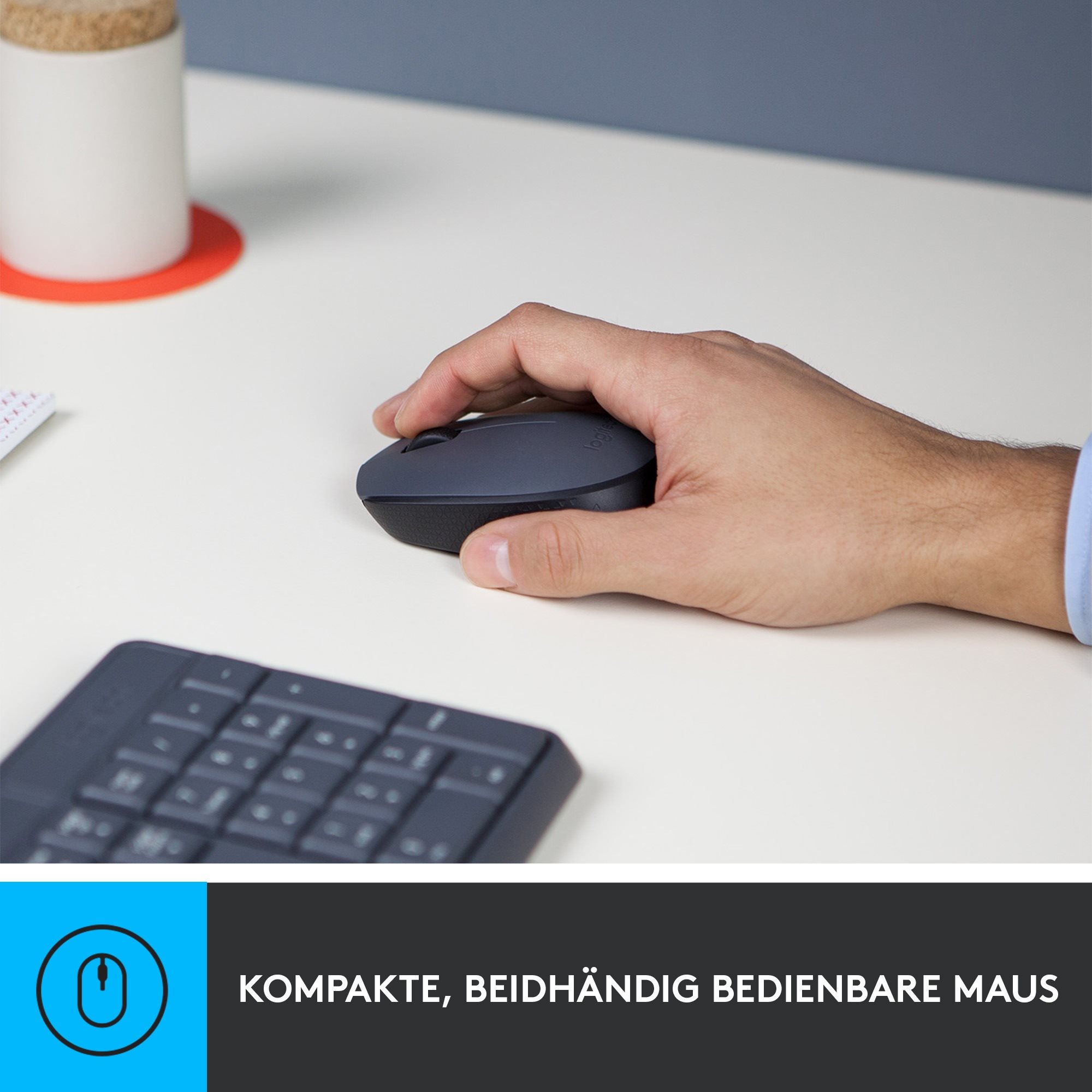 Keyboard and Mouse Set Logitech Wireless Combo MK235 - DE ...