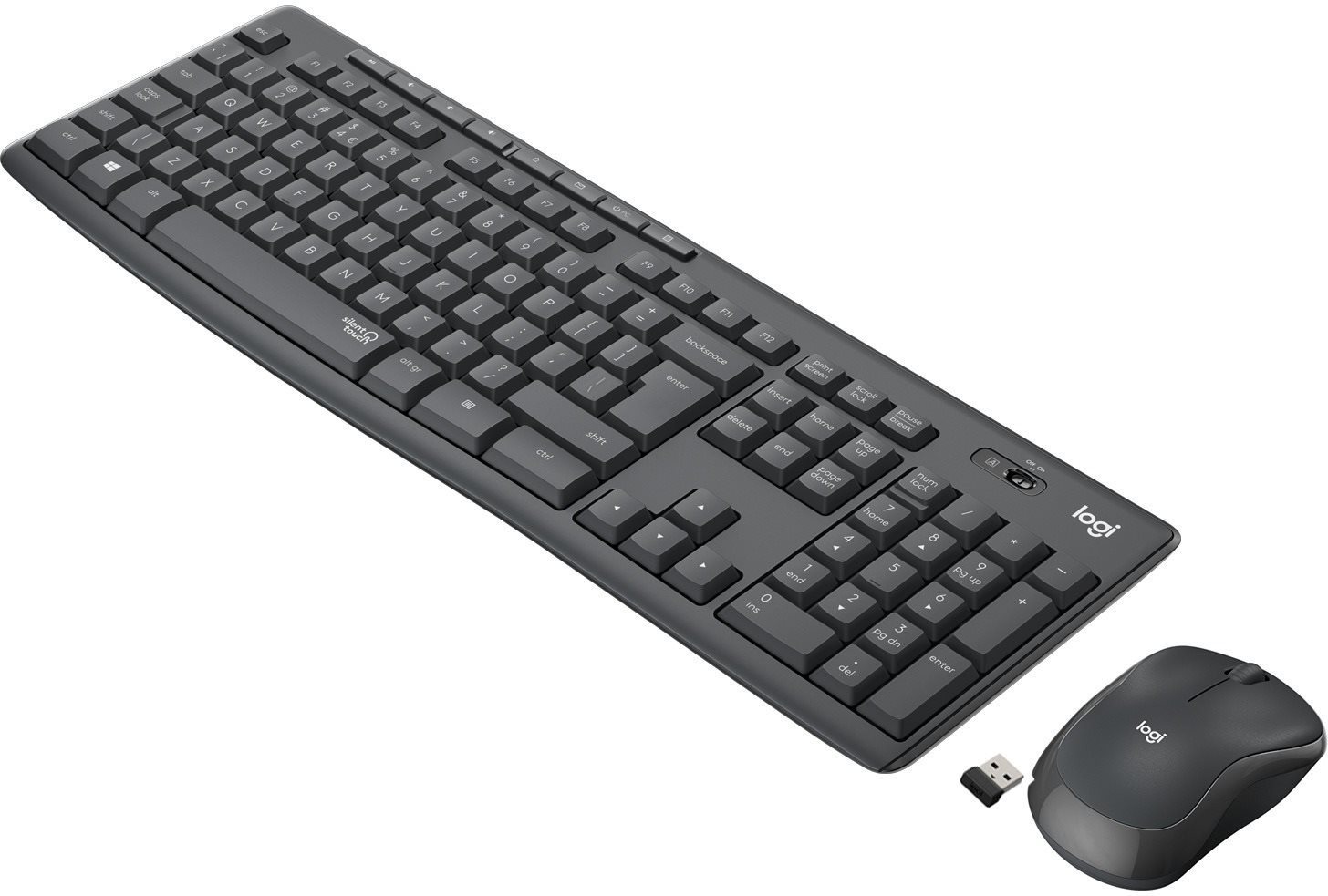 Keyboard and Mouse Set Logitech Wireless Combo MK295, Graphite (US INT) Screen