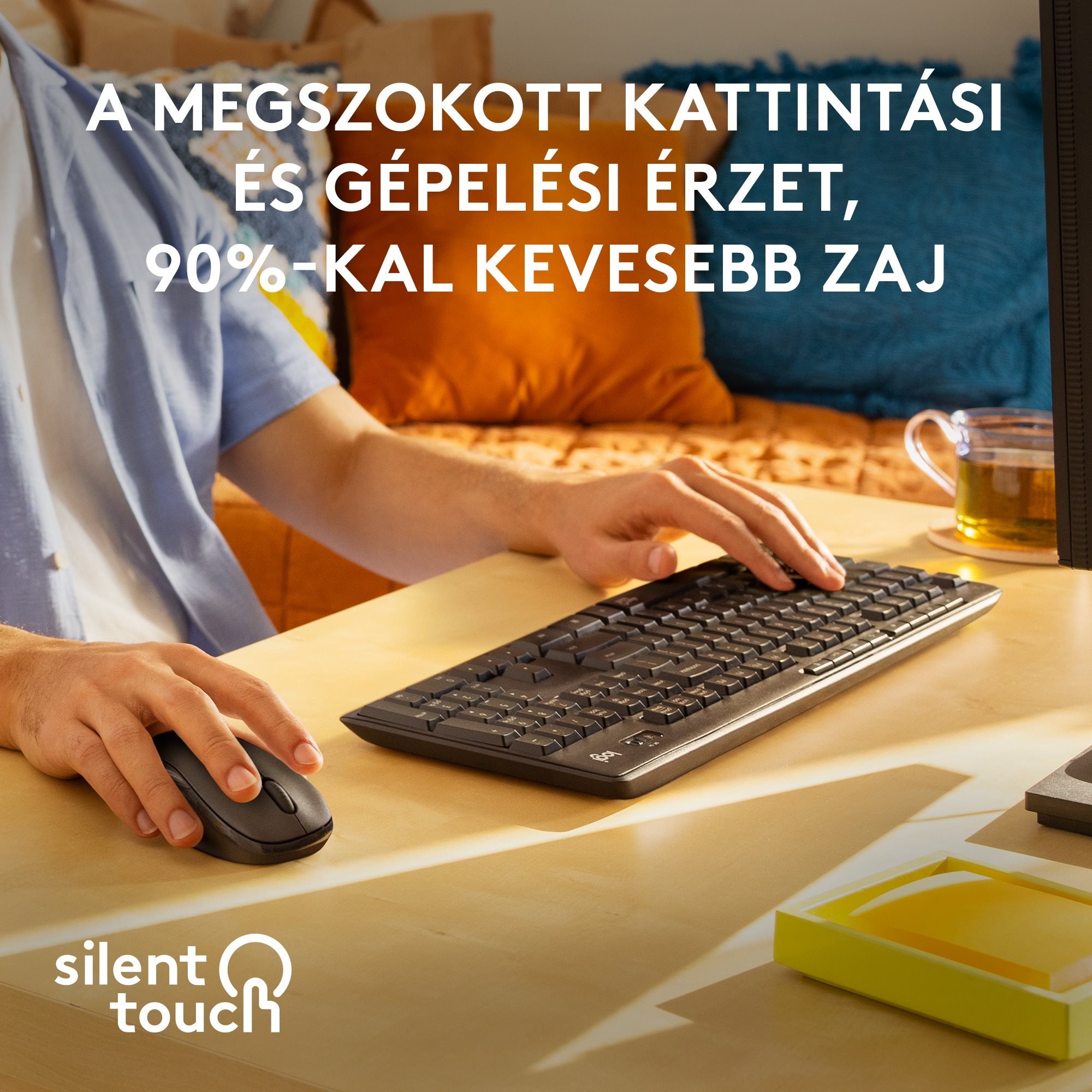 Logitech Wireless Combo MK295 keyboard and mouse set, graphite - HU.