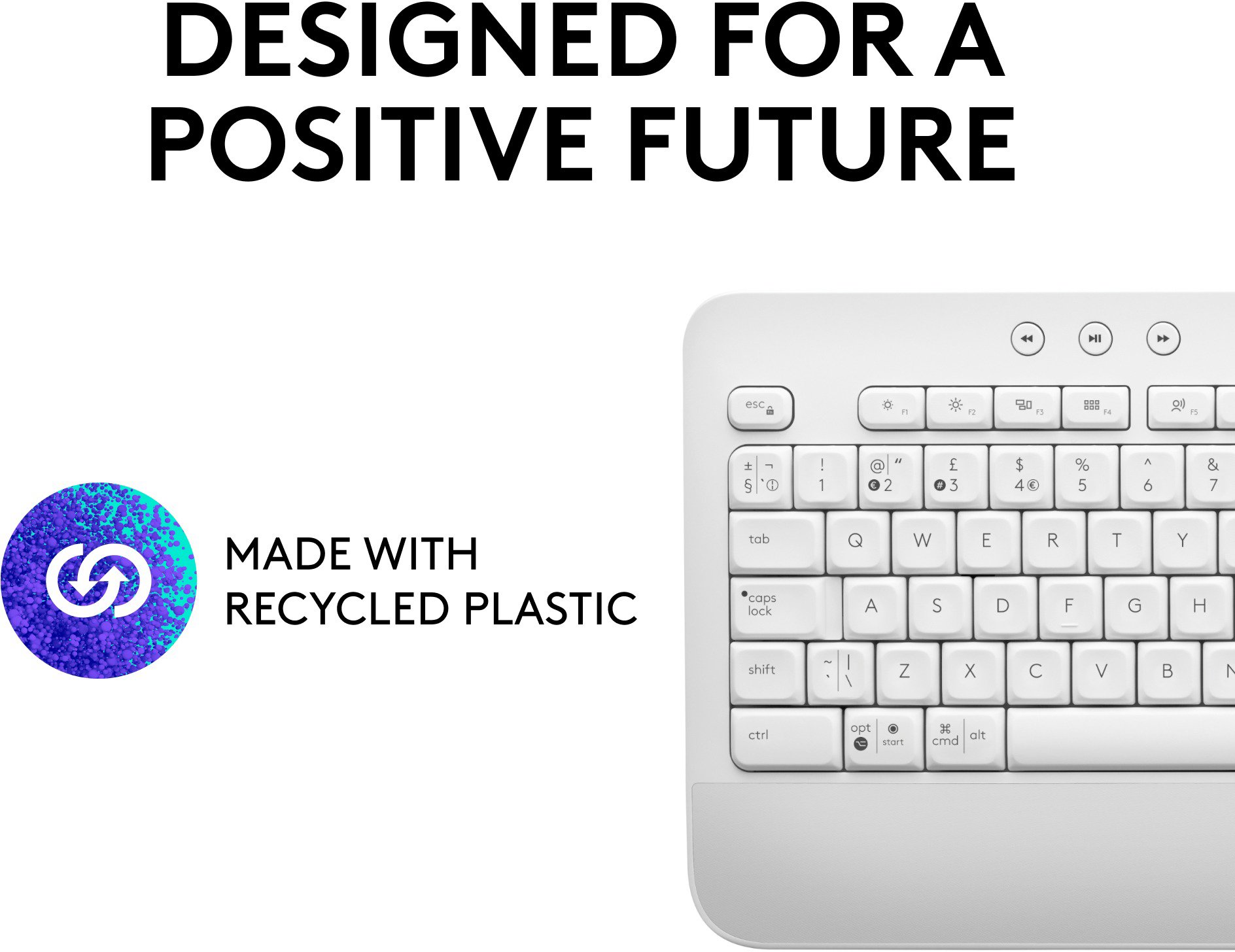 Keyboard Logitech K650 Off-white - EN/SK ...