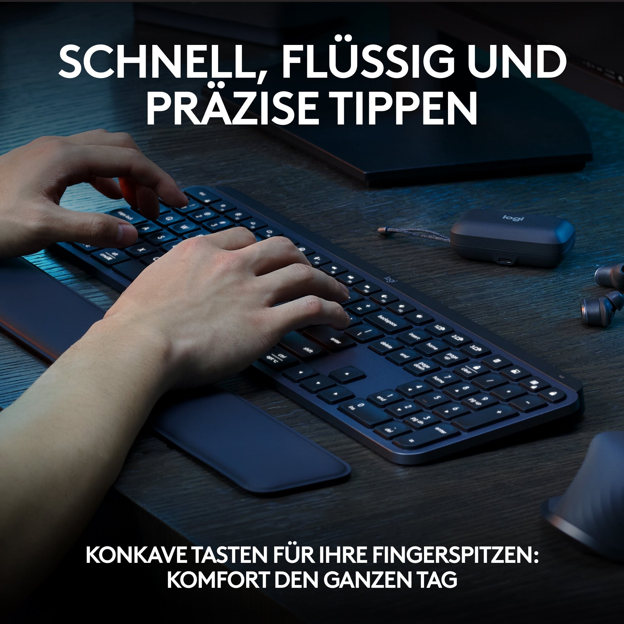 Tastatur Logitech MX Keys S Graphite - US INTL ...