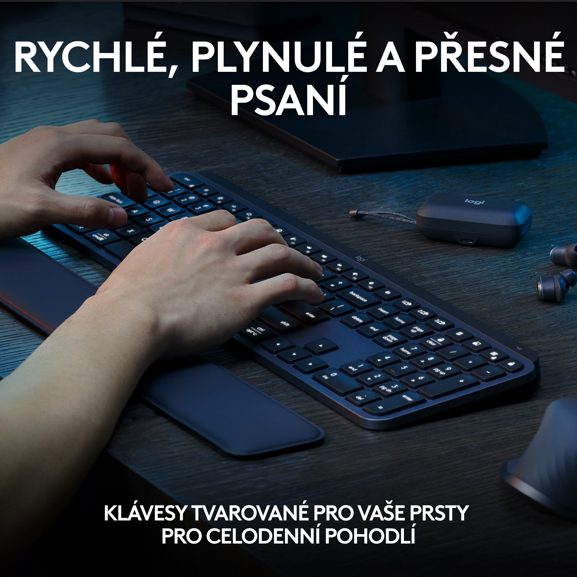 Keyboard Logitech MX Keys S Graphite - CZ/SK ...