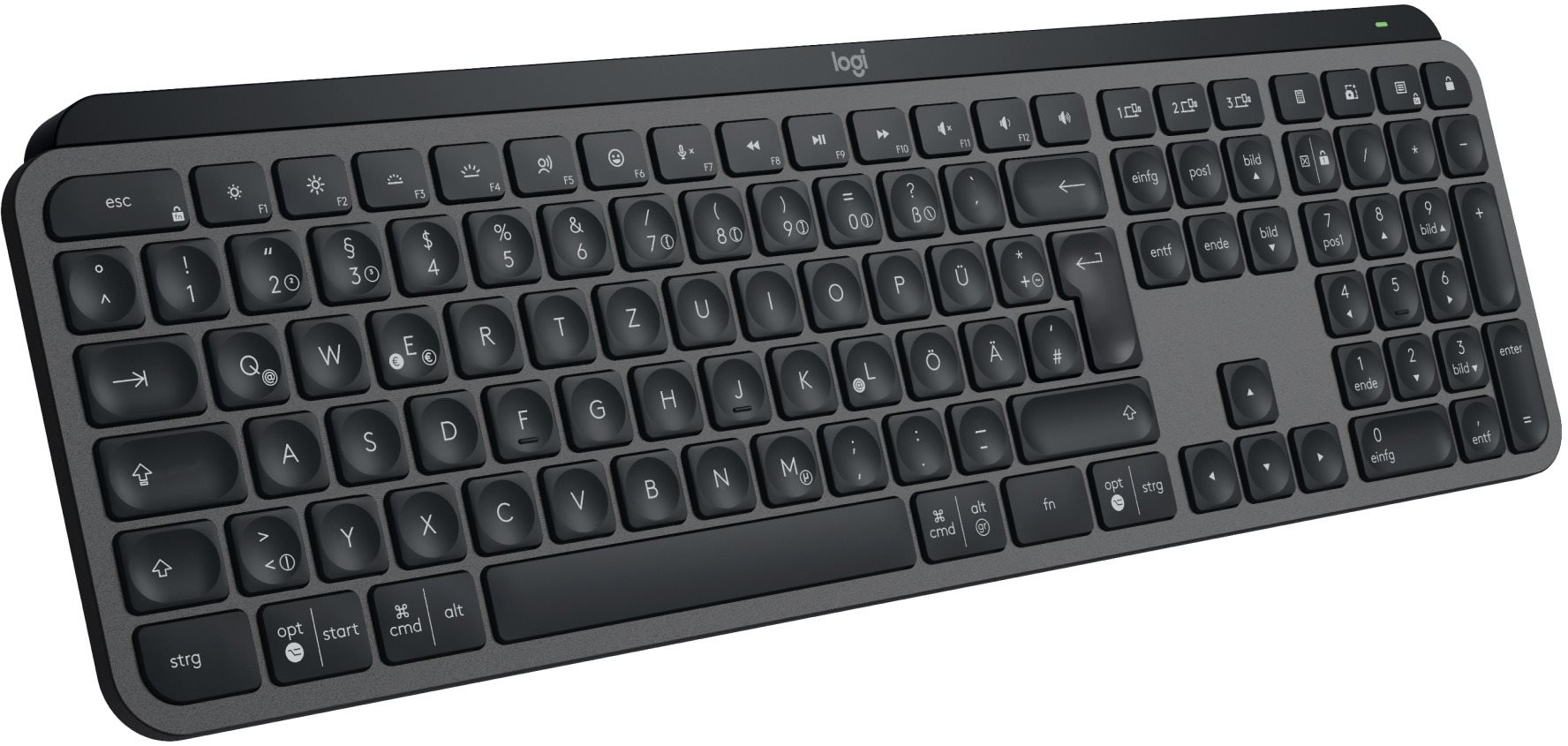 Tastatur Logitech MX Keys S Graphite - DE ...