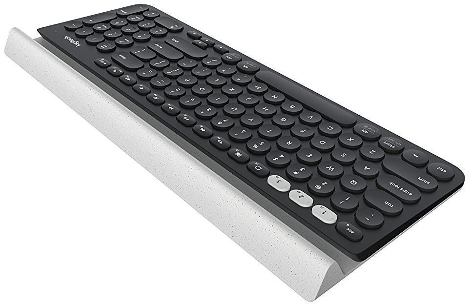 Billentyűzet Logitech Wireless Keyboard K780 US Hátoldal