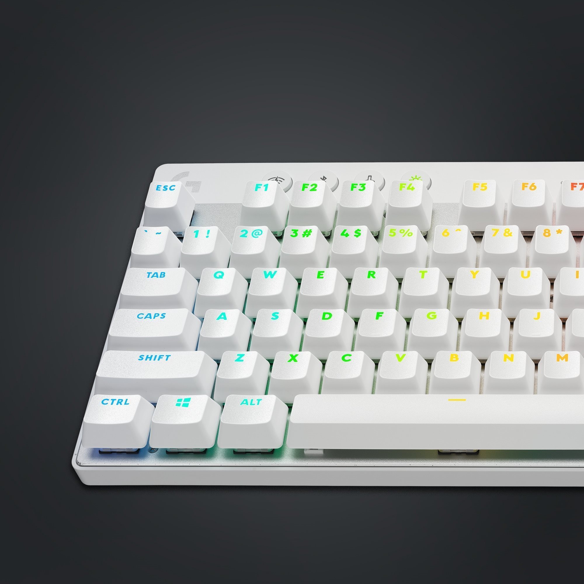 Gaming Keyboard Logitech G PRO X TKL LIGHTSPEED Tactile, white - US INTL ...