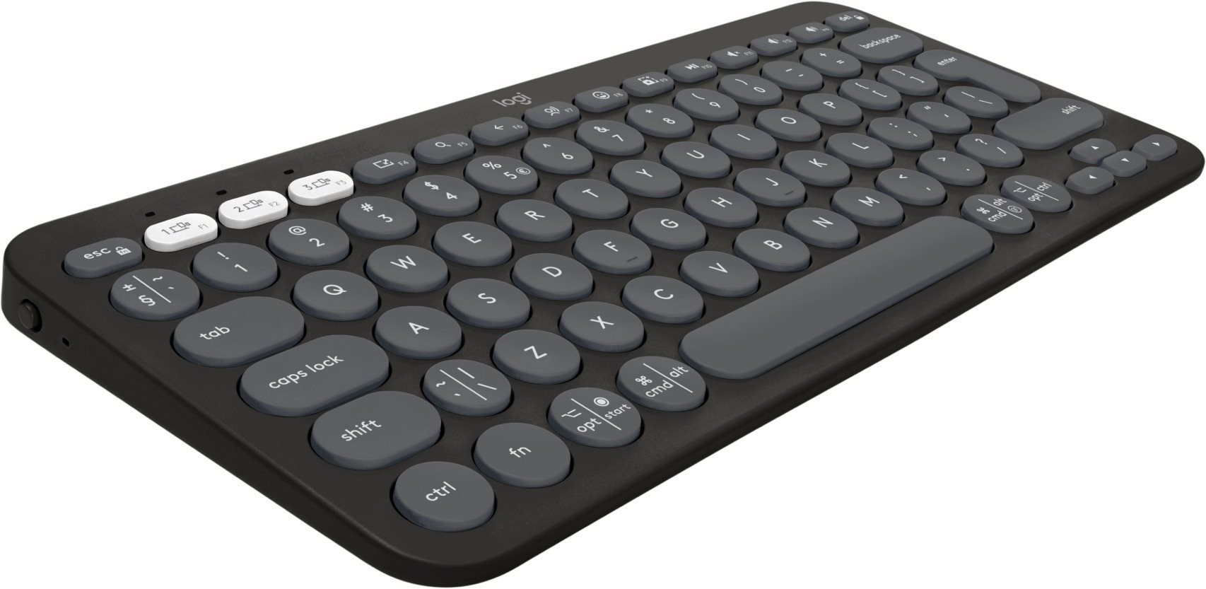 Klávesnica Logitech Pebble Keyboard 2 K380s, Graphite – CZ/SK ...