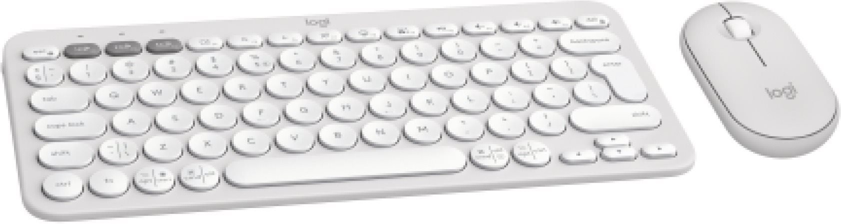 Tastatur/Maus-Set Logitech Pebble 2 Combo MK380s, Off-white - US INTL ...