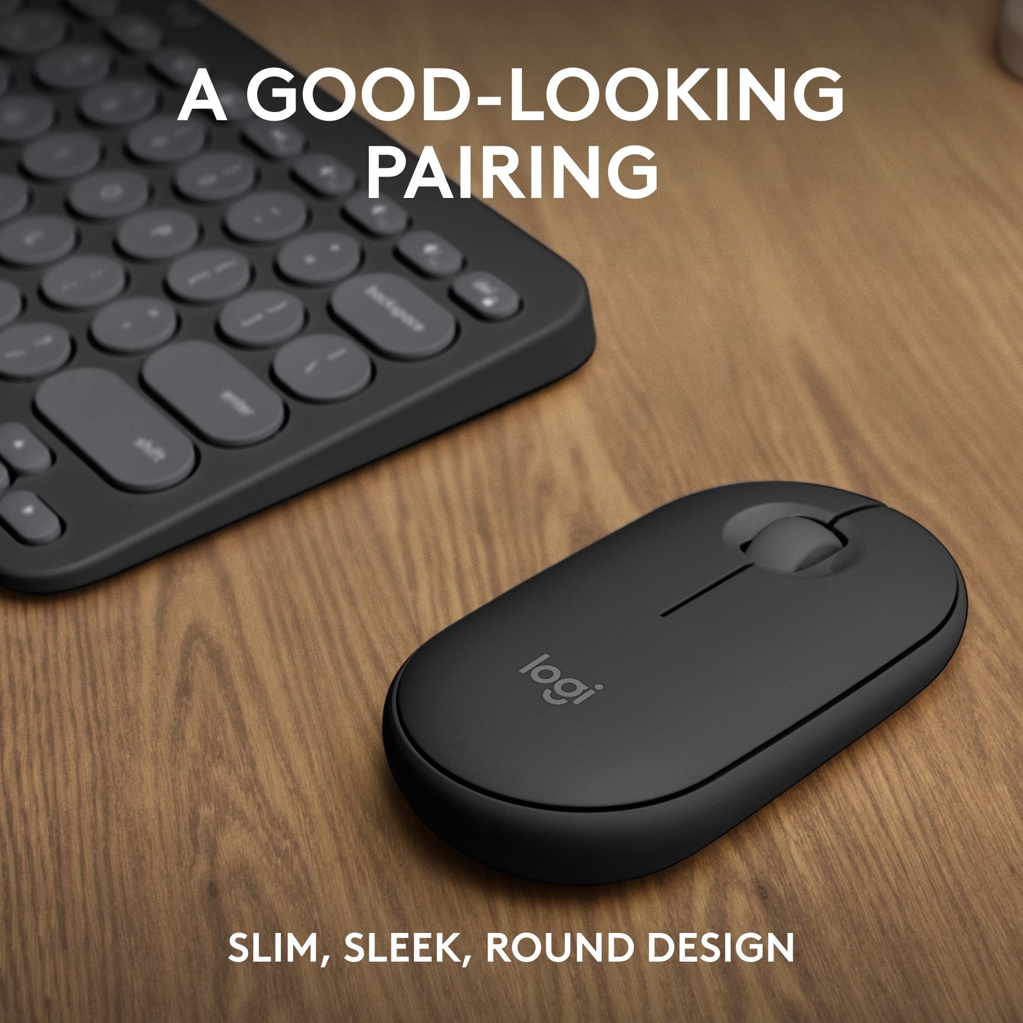 Keyboard and Mouse Set Logitech Pebble 2 Combo MK380s, Graphite - US INTL ...