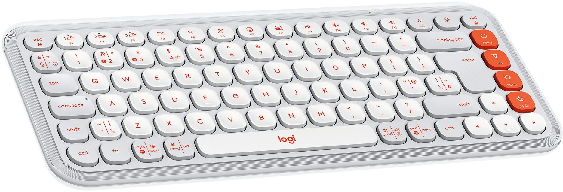 Keyboard Logitech Pop Icon Keyboard, Off-white - US INTL ...