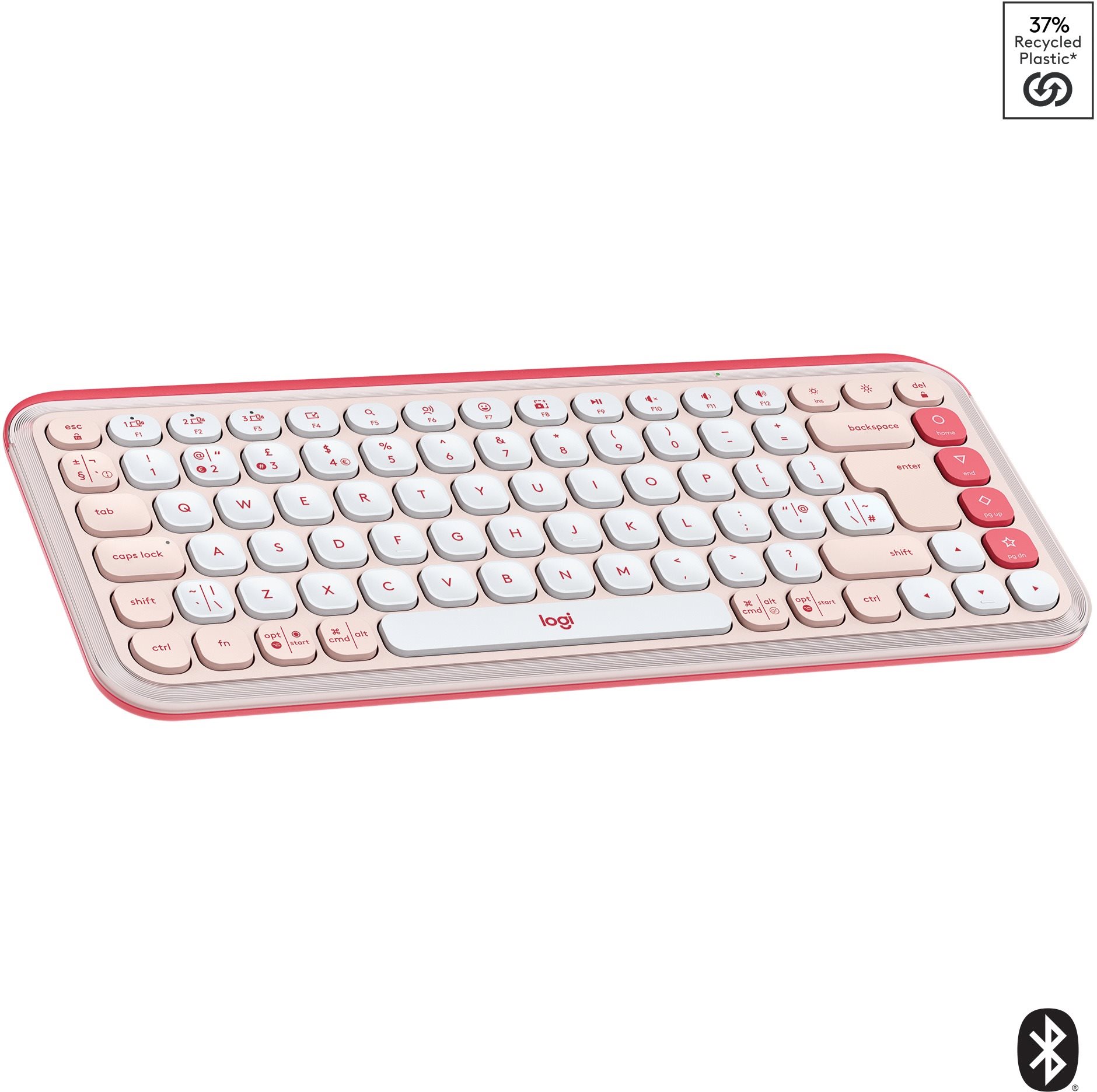Keyboard Logitech Pop Icon Keyboard, Rose - US INTL ...
