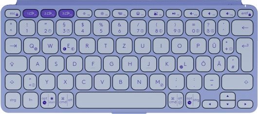 Klávesnice Logitech Keys To Go 2 Lilac - US INTL ...