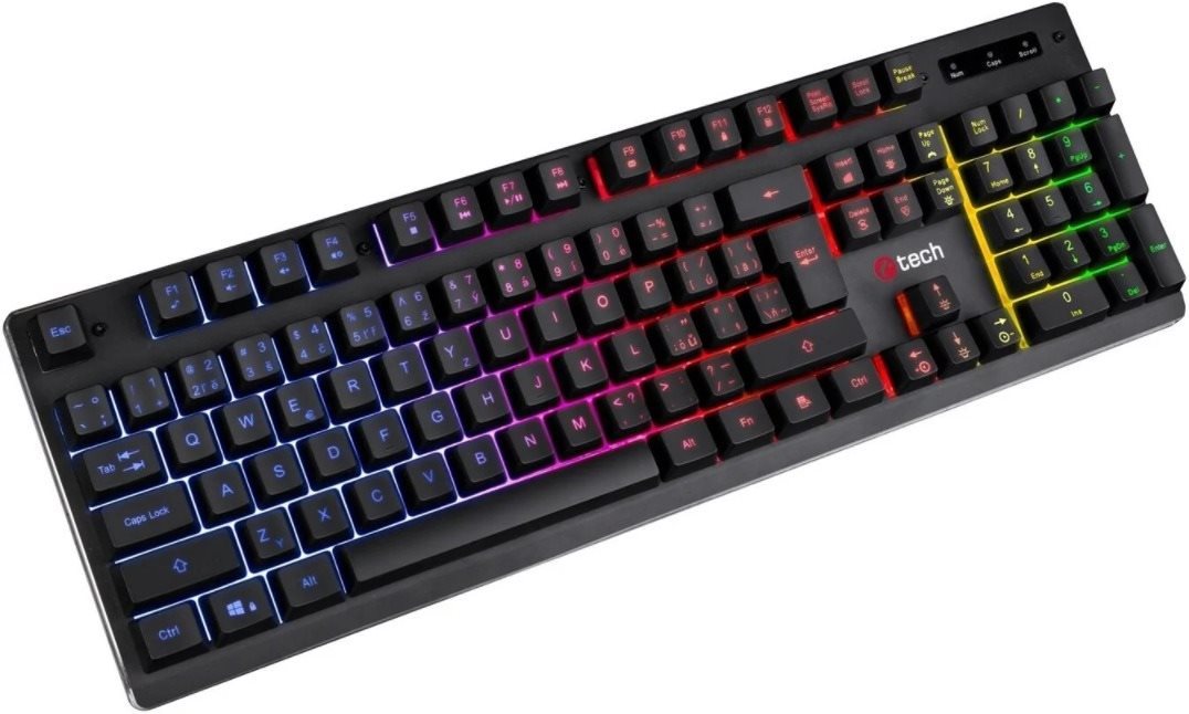 Gaming Keyboard C-TECH GKB-08 Lateral view