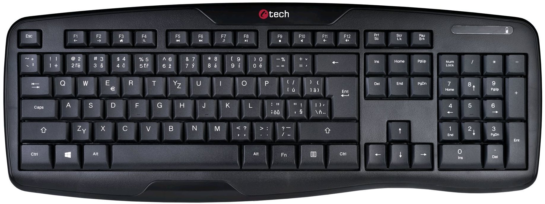 Keyboard and Mouse Set C-TECH WLKMC-02 Screen