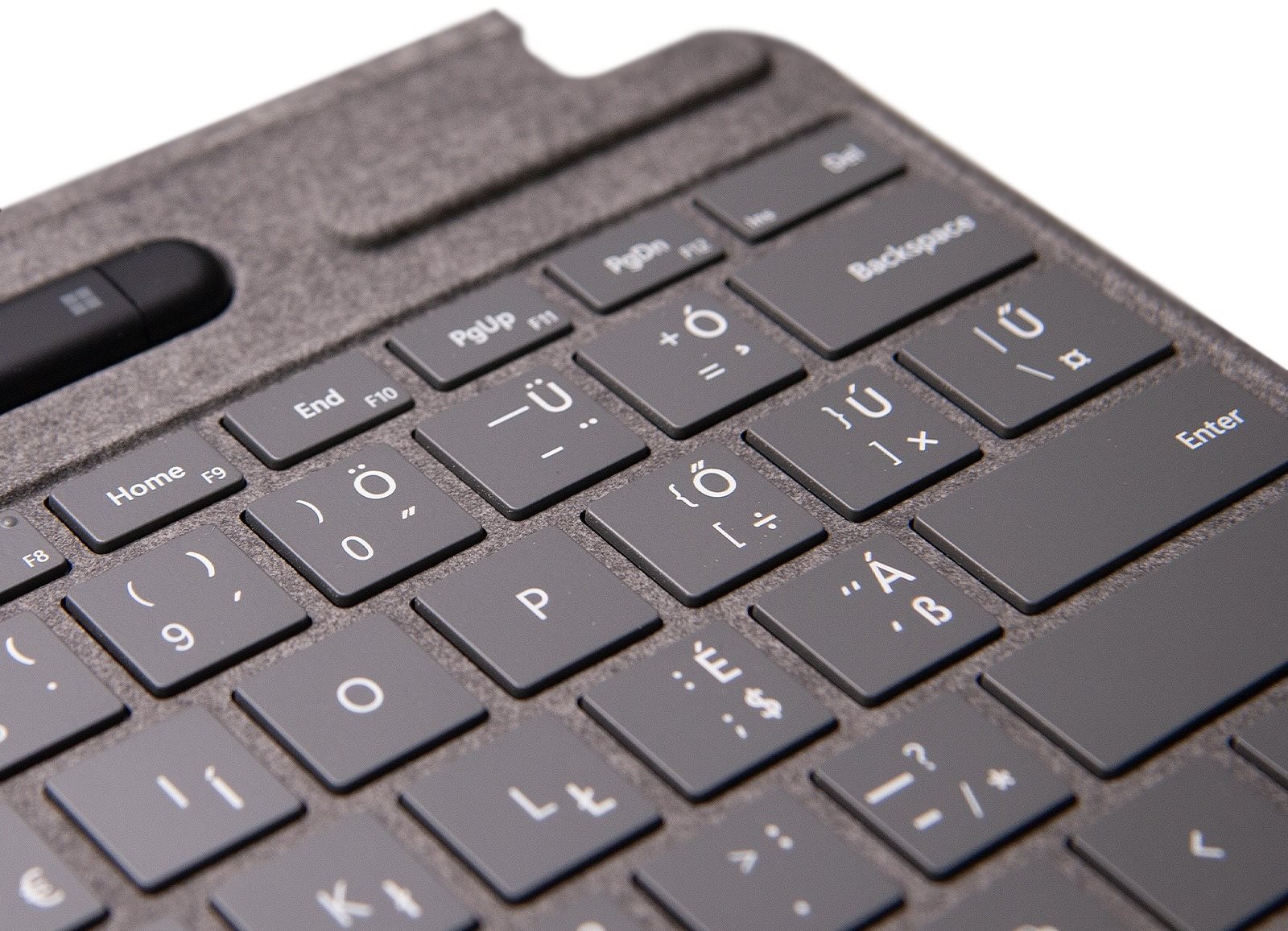 Keyboard Microsoft Surface Pro with Slim Pen 2 Platinum Magyar - demo - US ...