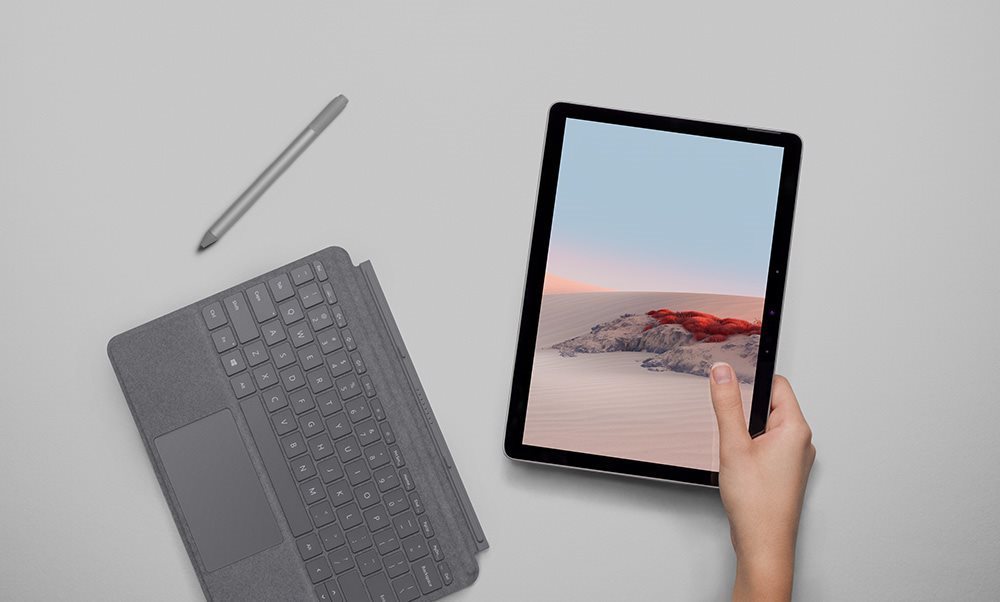 Billentyűzet Microsoft Surface Go Type Cover Charcoal ENG Lifestyle