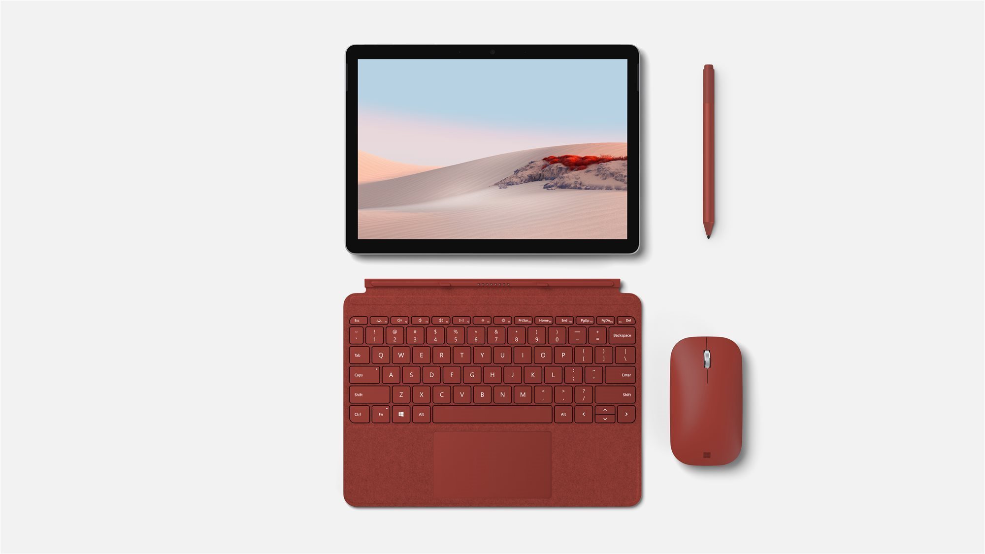 Klávesnica Microsoft Surface Go Type Cover Poppy Red CZ/SK Lifestyle