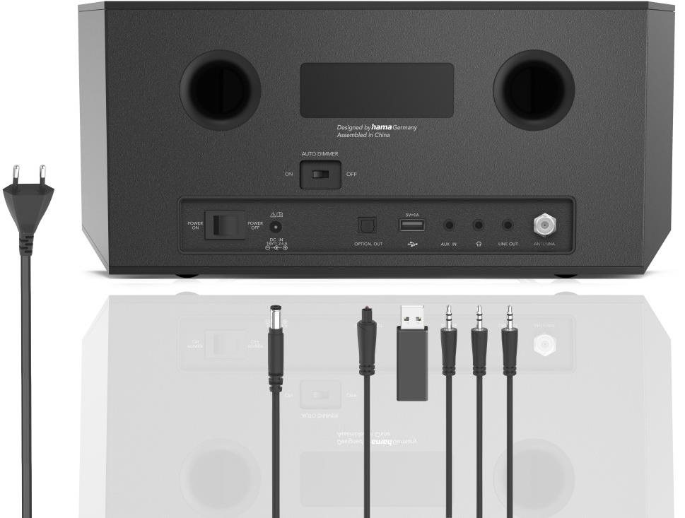 Radio HAMA DIR3510SCBTX, DAB+/CD/BT RX-TX/ App control ...